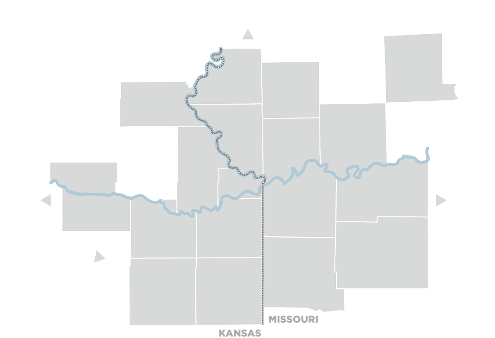 Map of KC Animal Health Corridor footprint