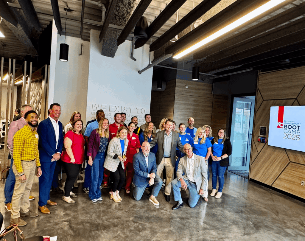 The 2025 BD Boot Campers take a photo after their final session.