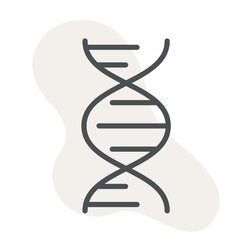 Bio-engineering icon of DNA