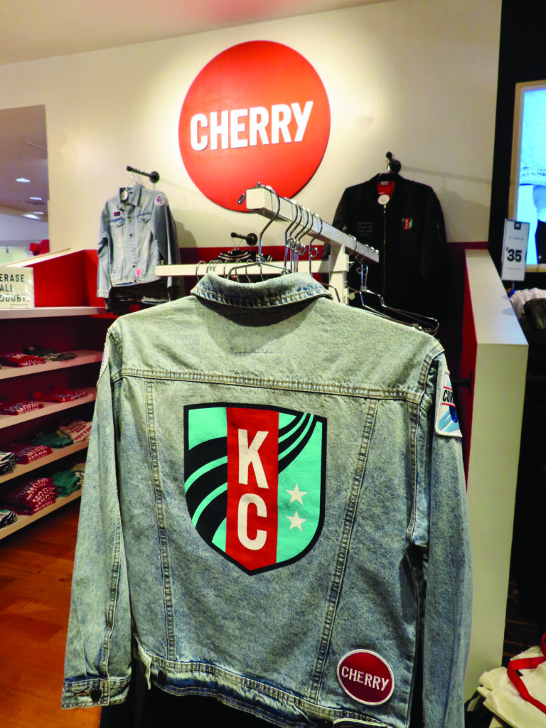 A KC Current denim jacket from Cherry. 