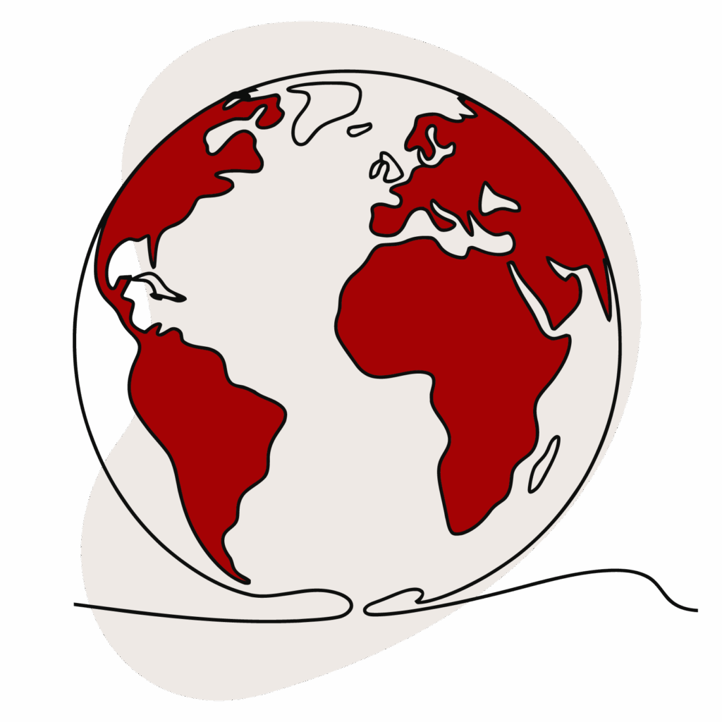 Illustration of globe