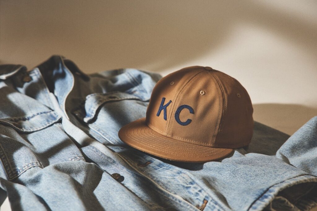 A Sandlot Goods "KC" hat. 