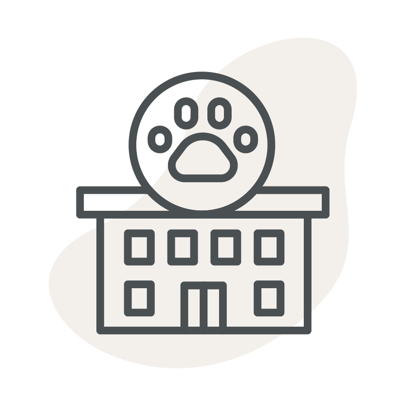 University with paw icon