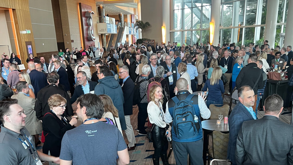 Large reception at VMX