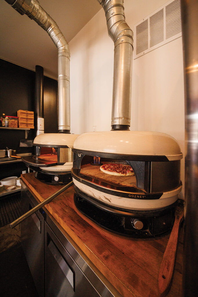 Pizza ovens at Orange by Devoured.