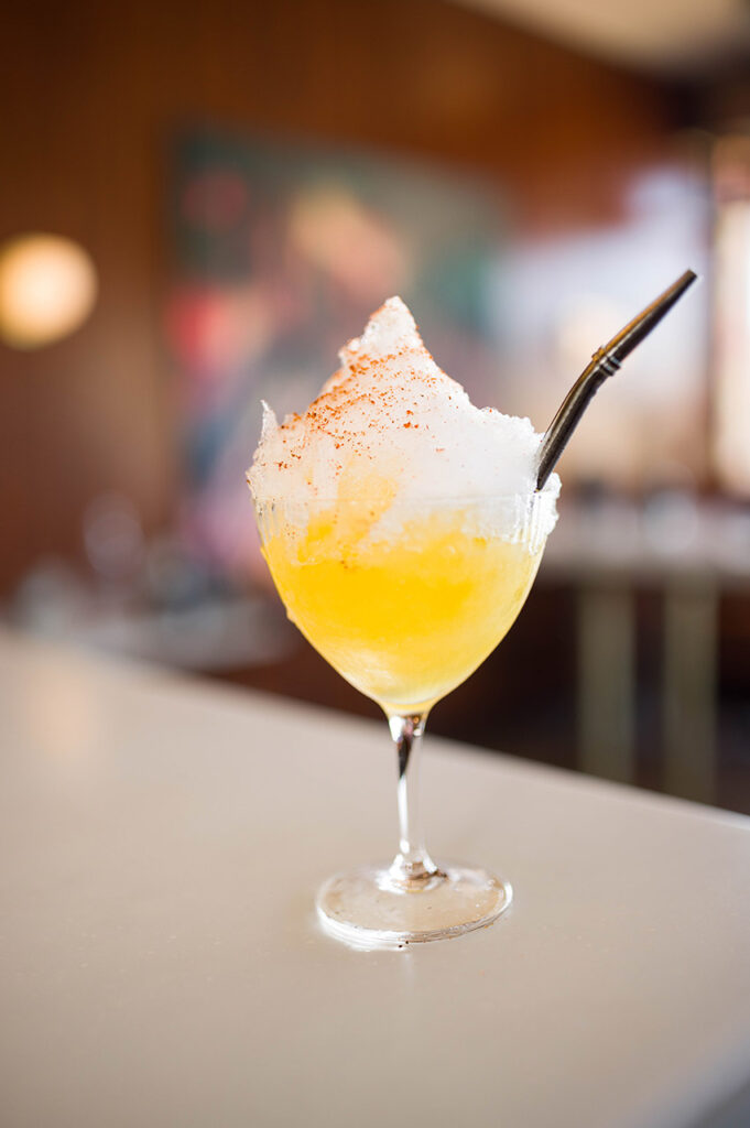 A frozen cocktail at Wild Child.