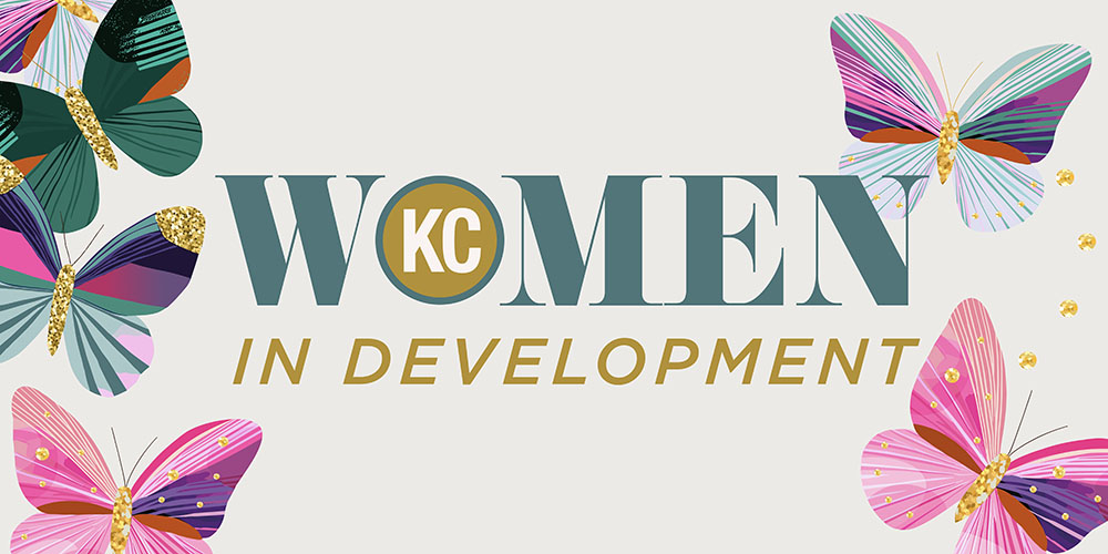 KC Women in Development | Pastel colored illustrated butterflies