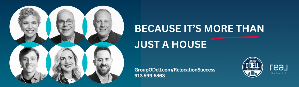 Group O'Dell | Headshots of team | Because it's more than just a house | GroupODell.com/RelocationSuccess | 913.599.6363