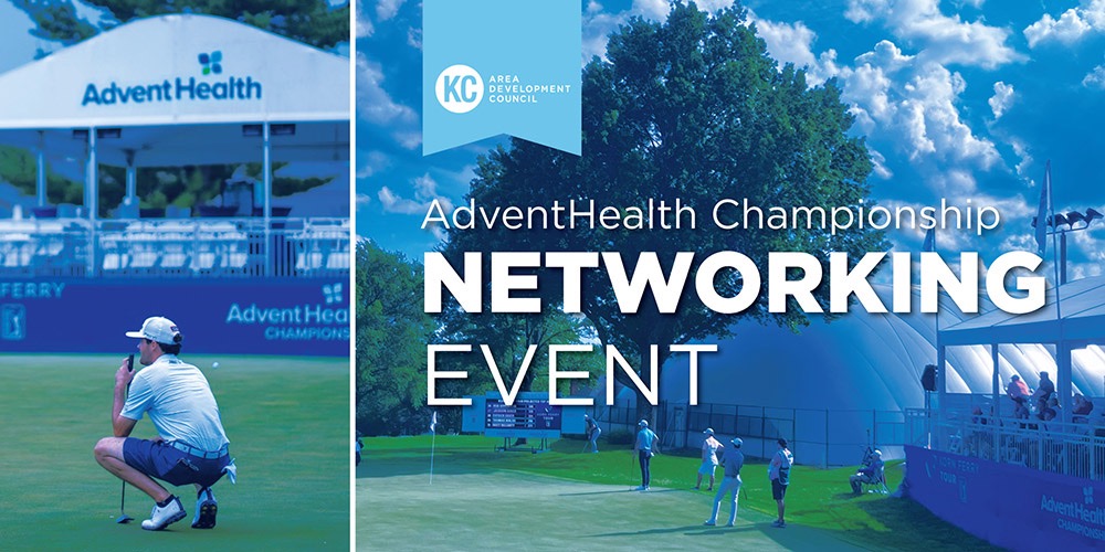 KCADC AdventHealth Championship Networking Event, golf tournament images in background