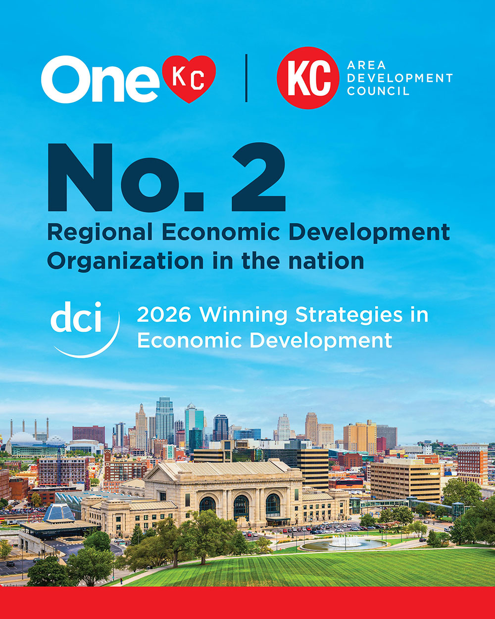 OneKC | KC Area Development Council | No. 2 REgional Economic Development Organization in the nation | DCI 2026 Winning Strategies in Economic Development